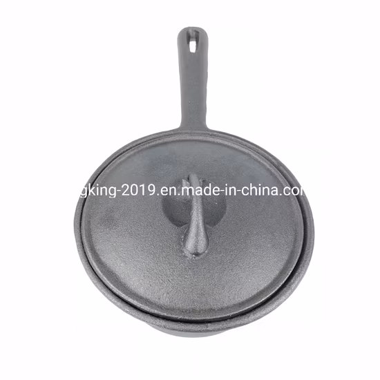 Cast Iron Pre Seasoned Milk Pot and Soup Pot with Lid